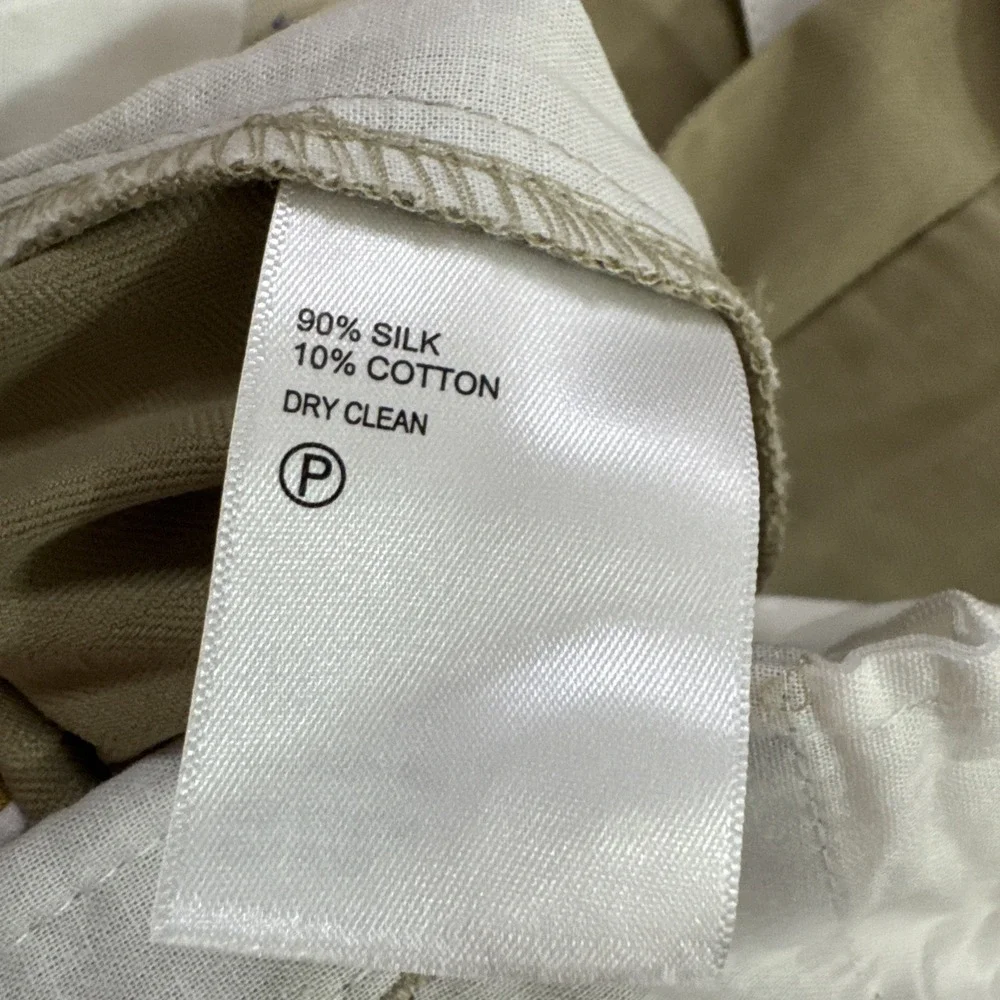Tommy Bahama Pants Sz 44 x 32 Beige Silk Cotton Blend‎ Key West Vacation